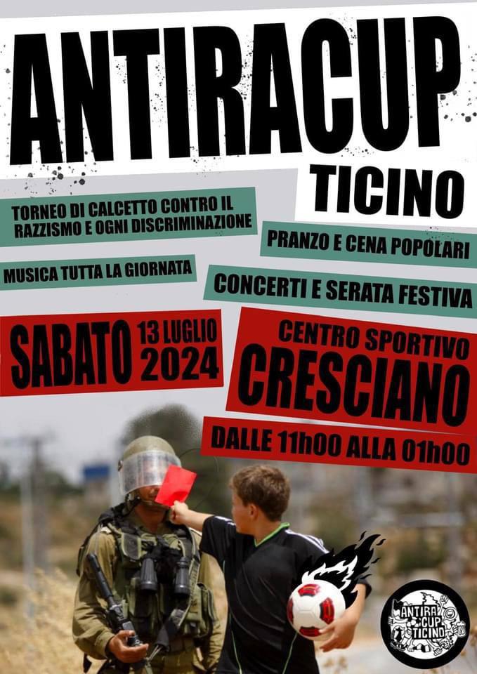 ANTIRACUP TICINO – SABATO 13 LUGLIO 2024