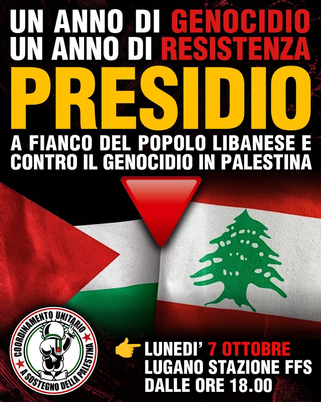 7 OTTOBRE PRESIDIO LUGANO